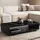 Wohnling Couchtisch Schwarz MDF 100 x 50 x 25 cm