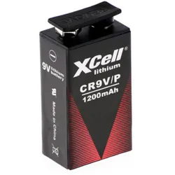 20x XCell Lithium 9V Block Hochleistungs- Batterien für Rauchmelder / Feuermelder - 10 Jahre Batterie Lebensdauer