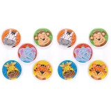 Baker Ross Jungle Chums Labyrinthspiele „Dschungelfreunde“ (6er-Pack) Labyrinth- und Ballspiel Perfekt für Kindergeschenke, Halloween-Partyartikel, Pinata-Füller oder Geburtstagsgeschenke