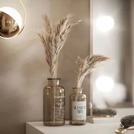 lookway Schminktisch MADA ELITE mit Spiegel und Beleuchtung, Weiß hochglanz