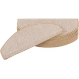 Pergamon Pergamon, Fussmatte, Trend Schlinge Stufenmatte Strong 15er-Set (18 x 56 cm)
