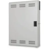 Digitus Netzwerkschrank - 19 Zoll Rack - 3HE & 3HE - Traglast 100kg - Nutztiefe Max. 65cm - Wandmontage - Grau