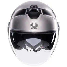 AGV Eteres Rimini Jethelm - Matt Hellgrau/Schwarz / XXL