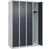 C+P Classic Plus Spind 120 x 50 x 185 cm anthrazit