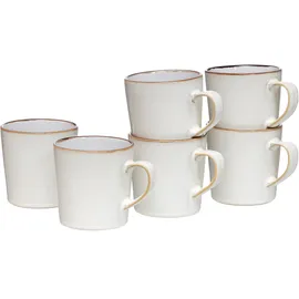 Ritzenhoff & Breker Kaffeebecher 0,4 l Weiß 6 St.