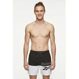 Reebok Badeshorts Rory Schwarz/Weiß S