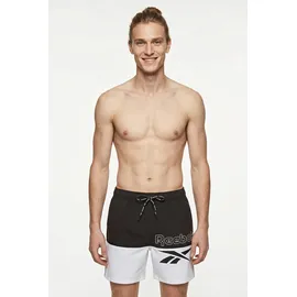 Reebok Badeshorts Rory Schwarz/Weiß S