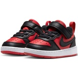 Nike Court Borough Low Recraft (TD) Sneaker, University RED/Black-White, 21