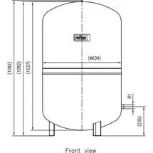Reflex N 6 bar 300 l Grau