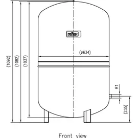 Reflex N 6 bar 300 l Grau