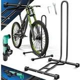 KESSER Fahrradständer, Fahrradständer für Mountainbike, E-Bike, Citybike, Rennrad, MTB schwarz 1er Set