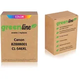 greenline Druckkopf, kompatibel zu Canon 8288B001 / CL-546 XL mehrfarbig (ca. 300 Seiten)
