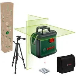 Bosch Kreuzlinien-Laser AdvancedLevel 360 Set, Stativ TT 150, eCommerce-Karton