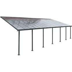 Palram - Canopia Terrassenüberdachung Feria | Anthrazit | 387x1035x305 cm