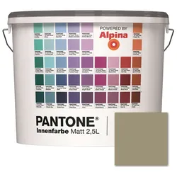 ALPINA Wandfarbe »Pantone«, Wandfarbe »Pantone«, Innenfarbe Elm 2,5 Liter matt - braun