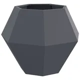 vidaXL Pflanzkübel Anthrazit 75 x 75 x 60 cm Stahl