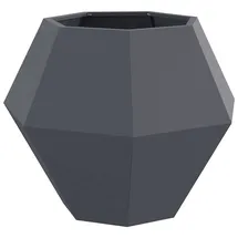 vidaXL Pflanzkübel Anthrazit 75 x 75 x 60 cm Stahl