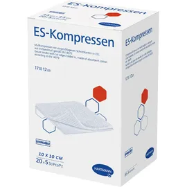 hartmann h Hartmann ES-Kompressen 10 x 10 cm, 12-fach, steril 5 x 20 Stück)
