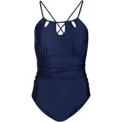 Badeanzüge, Badehosen Frauen - MIDOYA SwimmiieTM - Dein figurformender Wohlfühl-Badeanzug Marineblau / S - SwimmiieTM Badeanzug - Marineblau - S