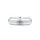 ELLI PREMIUM Bandring Modern Statement Blogger Trend 925 Sterling Silber Cocktailring in silber, | Gr.: 54