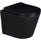 VEROSAN PRO Verosan Wand-WC Nakia spülrandlos schwarz matt