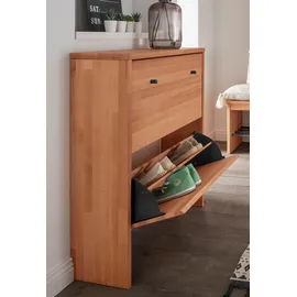 Home Affaire Dura Kommode 82 x 95 x 27 cm Braun / Beige
