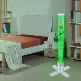 GLOBO RGB LED Wassersäule, Farbwechsler, klar, Fische, H 61cm
