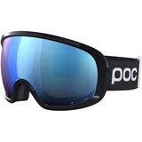 POC Fovea Clarity Comp + - Optimale Skibrille für den Wettkampf, Uranium Black/Spektris Blue