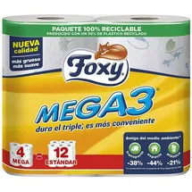 Foxy Toilettenpapier Mega3 4 Rollen