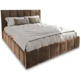 masseno Polsterbett, Beige, Holz, 140x200 cm, Schlafzimmer, Betten, Polsterbetten