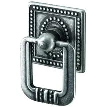 Hettich Möbelknopf Messing Silber 35,0 x 33,0