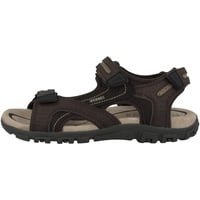 GEOX Herren U Sandal Strada D Riemchensandalen, Braun Brown Sand C0705, 45 EU