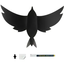 Securit® 3D Vogelkreidetafel – inklusive 7 Teile und Kreidemarker