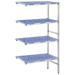 Gastro Tournus Modulares Regalsystem - ECK - 4 Böden - 105,1x50x175cm