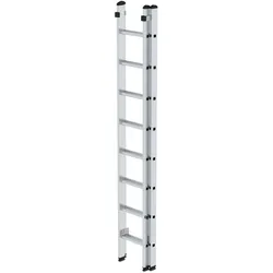 PROREGAL Sprossen-Schiebeleiter 2-teilig ohne Traverse 2x8 Sprossen