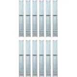 vidaXL Bodenanker L-Form für Spielturm 12 Stück 5 x 5 x 50 cm