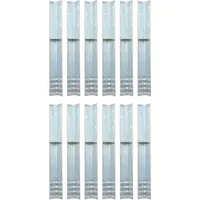 vidaXL Bodenanker L-Form für Spielturm 12 Stück 5 x 5 x 50 cm