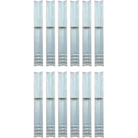vidaXL Bodenanker L-Form für Spielturm 12 Stück 5 x 5 x 50 cm