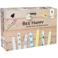 Kreul 6 KREUL Bee Happy Kerzenstifte farbsortiert