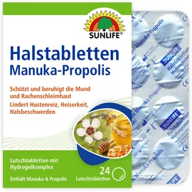 Sunlife Manuka & Propolis Lutschtabletten 24 St.