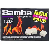 Samba Grillanzünder Zündwürfel für Holz Öfen Grillkohle 120 Würfel Mega Pack