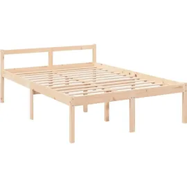 vidaXL Seniorenbett 120x200 cm Massivholz Kiefer