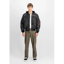 Alpha Industries Ma-1 Zh Back Emb Camo Bomberjacke Black Camo S