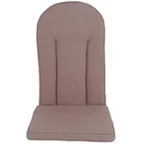 MaximaVida Adirondack Stuhlkissen Hochlehner Taupo, 5cm dick