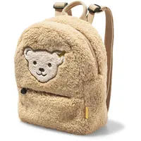 Steiff 600135 - Teddy Fleece Rucksack, mit Quietsche, beige,