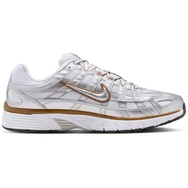 Nike P-6000 Damen White/Metallic Silver/Light British Tan 37,5