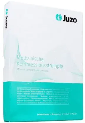 Juzo Soft Therapeutische Kompressionsstrümpfe 2002ad3 Kurz OffenerZehenpartie Mandel 1 Stück