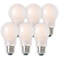NÄVE LED-Leuchtmittel "Bobs", F (A-G), transparent, L:10,8cm Ø:6cm, Leuchtmittel, LED 6er Set, Leuchtmittel,6xE27total8,3W, nicht dimmbar