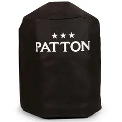 Patton Grillabdeckung, 55x48x85cm Grillschutzhülle für Kettle Chef 47cm, Oxford-Stoff, Schwarz