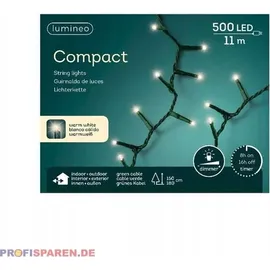 Kaemingk Lumineo LED Lichterkette Compact 500 Lichter warmweiß